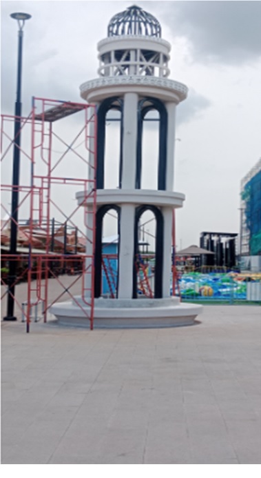 Menara Bell ARS Pasar rakyat PIK2