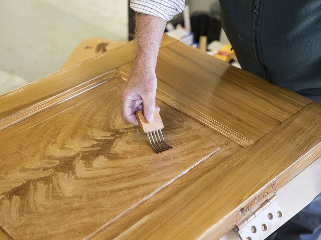 Art-Painting ( wood grain painting )